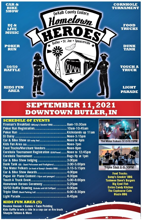 Event Poster - Hometown Heroes - 9-11-2021